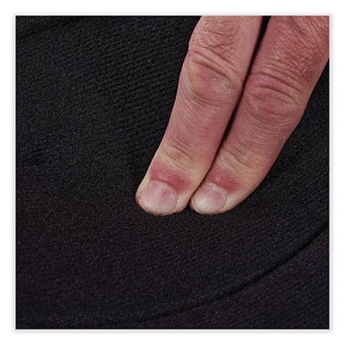 ergodyne ProFlex 335 Slip-Resistant Rubber Cap Knee Pads, Buckle Closure, One Size Fits Most, Black Cap, Pair (18335)