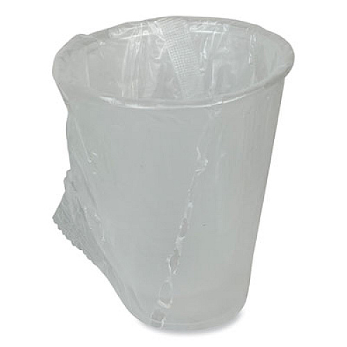 Boardwalk Translucent Plastic Cold Cups, Individually Wrapped, 9 oz, 1,000/Carton (WRAPCUP)