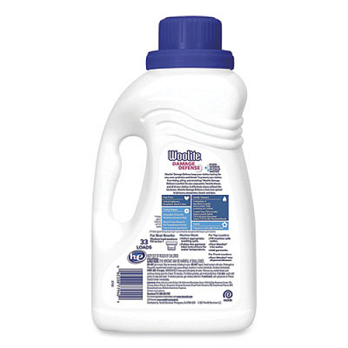 WOOLITE Damage Defense Laundry Detergent, Light Floral, 50 oz Bottle, 6/Carton (77940CT)