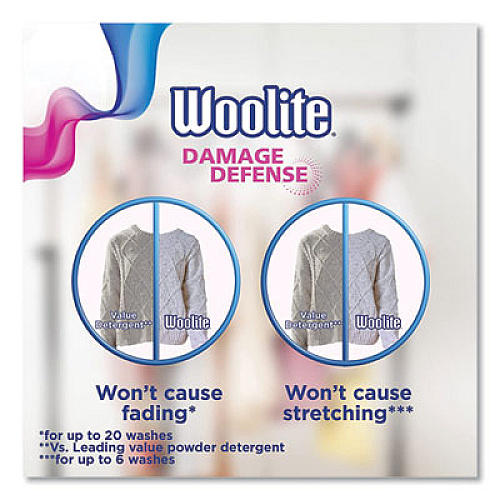 WOOLITE Damage Defense Laundry Detergent, Light Floral, 50 oz Bottle, 6/Carton (77940CT)