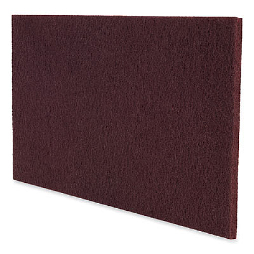 Scotch-Brite Surface Preparation Pad Plus, 18 x 12, Maroon, 5/Carton (SPPP12X18)