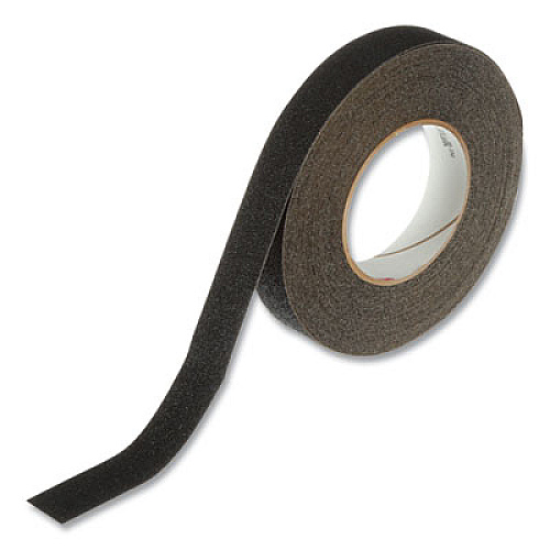 3M Safety-Walk Safety-Walk General Purpose Tread Rolls, 1" x 60 ft, Black, 4/Carton (19220)