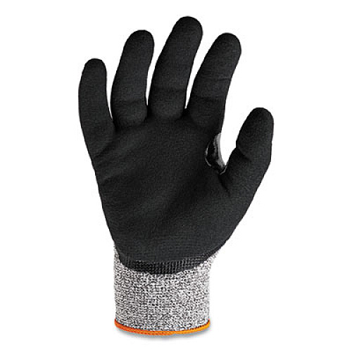 ergodyne ProFlex 7031-CASE ANSI A3 Nitrile-Coated CR Gloves, EN388: 4X42C, 9.5" Long, Small, Gray, 144 Pairs/Carton (17882)