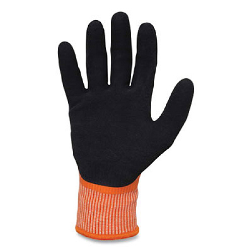 ergodyne ProFlex 7551 ANSI A5 Coated Waterproof CR Gloves, EN388: 4X43E, 11" Long, X-Large, Orange, Pair (17675)