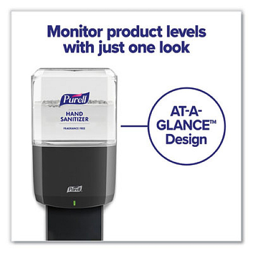 PURELL ES8 Touch Free Hand Sanitizer Dispenser, 1,200 mL, 5.25 x 8.56 x 12.13, Graphite (772401)