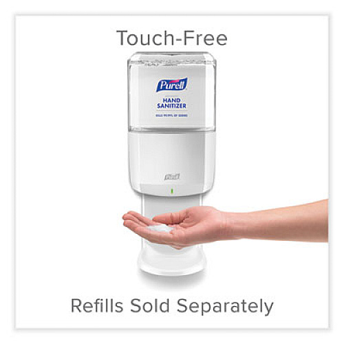 PURELL ES8 Touch Free Hand Sanitizer Dispenser, 1,200 mL, 5.25 x 8.56 x 12.13, White (772001)