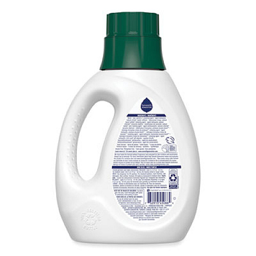 Seventh Generation Natural Liquid Laundry Detergent, Fragrance Free, 45 oz Bottle, 6/Carton (45066CT)