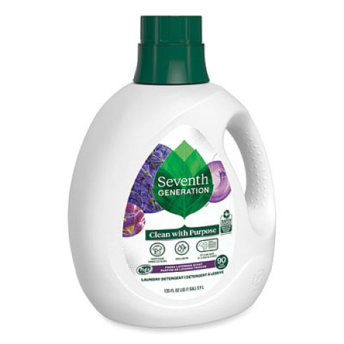 Seventh Generation Natural Liquid Laundry Detergent, Fresh Lavender, 135 oz Bottle, 4/Carton (45064CT)