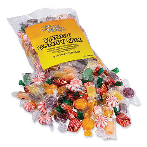 Office Snax Candy Assortments, Fancy Candy Mix, 1 lb Bag (00668)