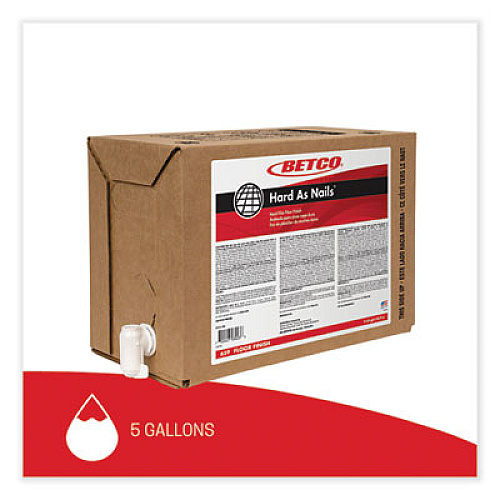 Betco Hard as Nails Floor Finish, 5 gal Bag-in-Box (659B500)