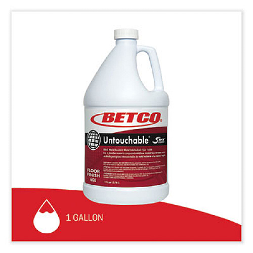 Betco Untouchable Floor Finish with SRT, 1 gal Bottle, 4/Carton (6060400)