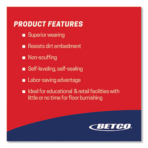 Betco Hard as Nails Floor Finish, 5 gal Bag-in-Box (659B500)