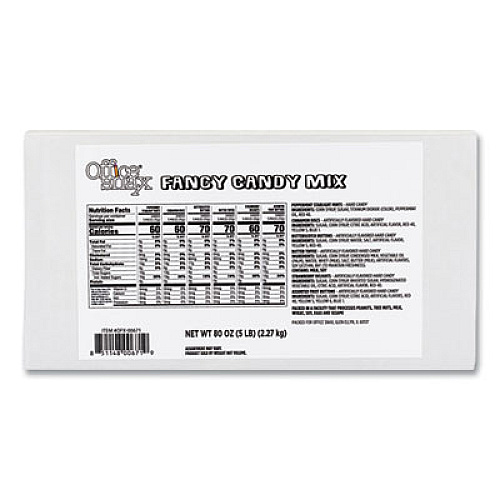 Office Snax Candy Assortments, Fancy Candy Mix, 5 lb Carton (00671)