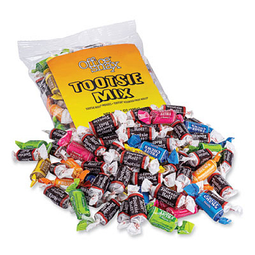 Office Snax Tootsie Roll Assortment, 14 oz Bag (00658)