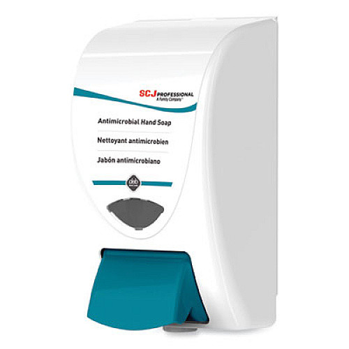 SC Johnson Professional Cleanse AntiBac Dispenser, 2 L, 6.3 x 5.4 x 11.3, White/Aqua, 8/Carton (ANT2LDP)