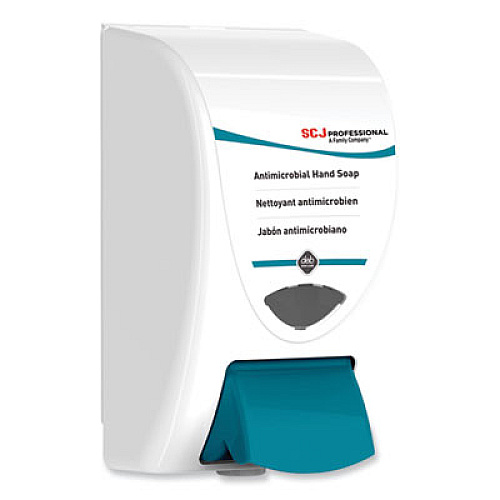 SC Johnson Professional Cleanse AntiBac Dispenser, 2 L, 6.3 x 5.4 x 11.3, White/Aqua, 8/Carton (ANT2LDP)