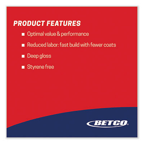 Betco Finish 101 Floor Finish, 5 gal Bag-in-Box (696B500)