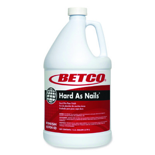 Betco Hard As Nails Floor Finish, 1 gal Bottle, 4/Carton (6590400)