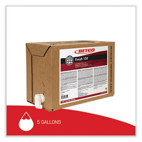 Betco Finish 101 Floor Finish, 5 gal Bag-in-Box (696B500)