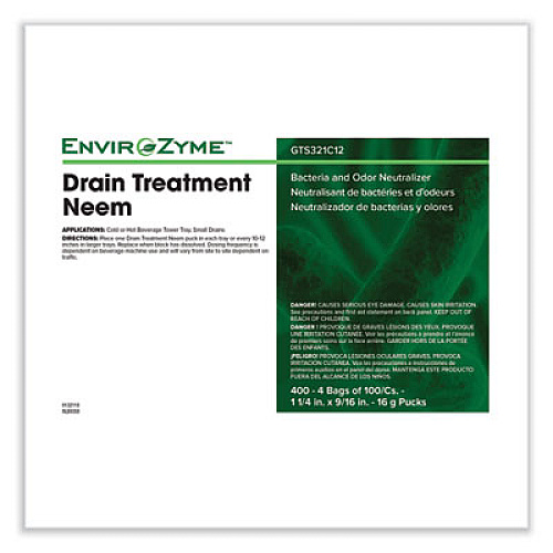 Betco FOG Puck Small Drain Treatment Neem, 8 oz, 400/Carton (Z321C1200)