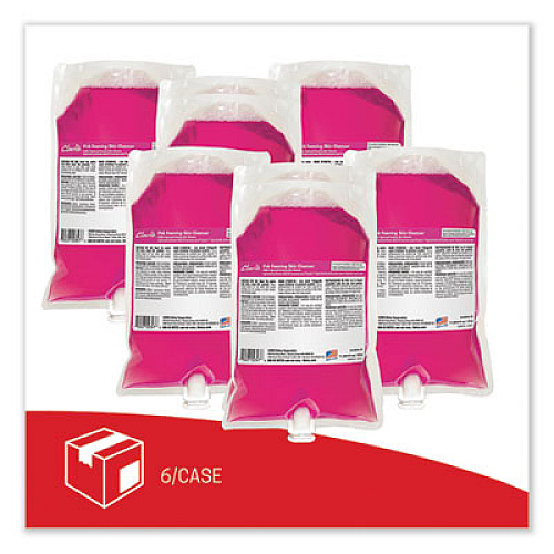 Betco Pink Foaming Skin Cleanser Refill, Fresh Scent, 1,000 mL, 6/Carton (7502900)