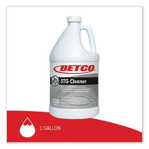 Betco Stone, Tile, Grout Cleaner and Protectant, Pleasant Scent, 1 gal Bottle, 4/Carton (16850400)
