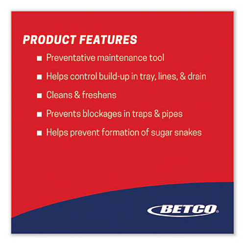Betco FOG Puck Small Drain Treatment Neem, 8 oz, 400/Carton (Z321C1200)