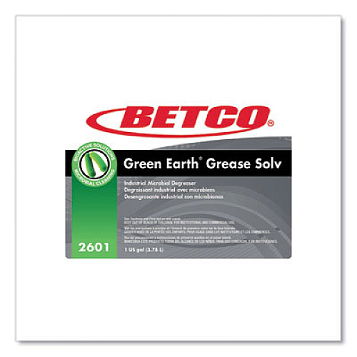 Betco BioActive Solutions Grease Solv, Orange Scent, 1 gal Bottle, 4/Carton (26010400)