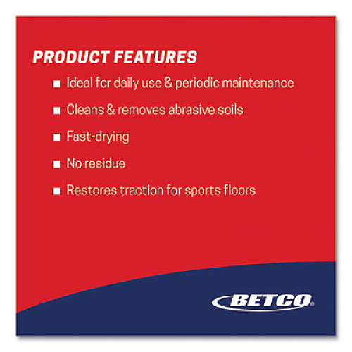 Betco Squeaky Concentrate Floor Cleaner, Characteristic Scent, 1 gal Bottle, 4/Carton (B06950412)