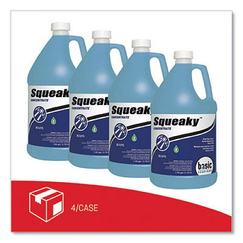 Betco Squeaky Concentrate Floor Cleaner, Characteristic Scent, 1 gal Bottle, 4/Carton (B06950412)