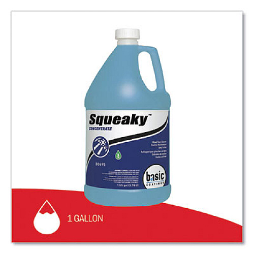 Betco Squeaky Concentrate Floor Cleaner, Characteristic Scent, 1 gal Bottle, 4/Carton (B06950412)