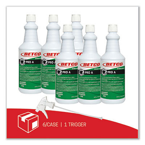 Betco Symplicity Pro A Prewash/Spotter, Citrus Scent, 32 oz Bottle, 6/Carton (4901600)