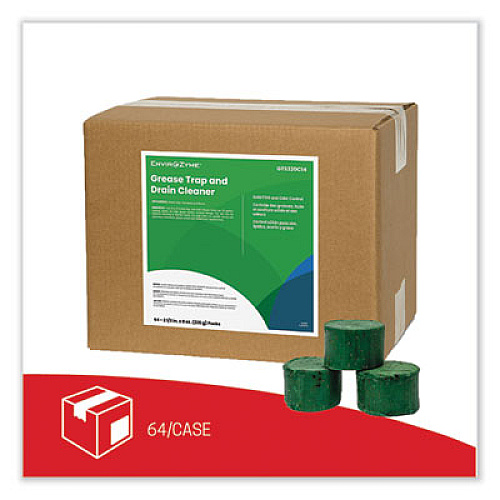 Betco FOG Puck Large Grease Trap and Drain Cleaner, 8 oz, 64/Carton (Z320C1400)