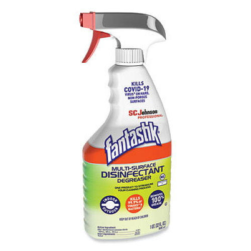 Fantastik Multi-Surface Disinfectant Degreaser, Herbal, 32 oz Spray Bottle (311836EA)