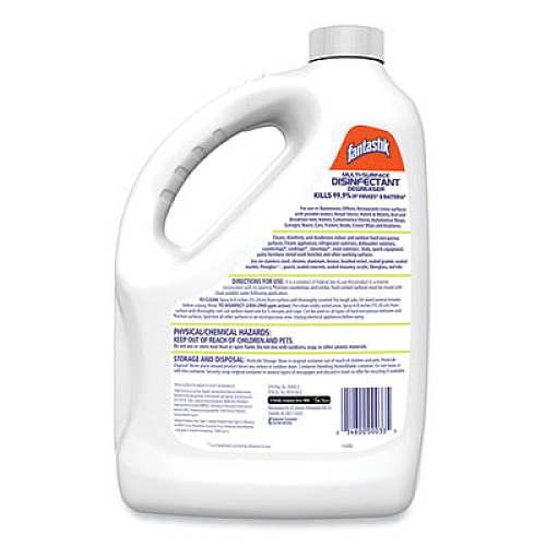 Fantastik Multi-Surface Disinfectant Degreaser, Pleasant Scent, 1 Gallon Bottle, 4/Carton (311930)
