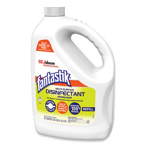 Fantastik Multi-Surface Disinfectant Degreaser, Pleasant Scent, 1 Gallon Bottle, 4/Carton (311930)