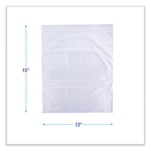 Boardwalk Reclosable Freezer Storage Bags, 2 gal, 13" x 15", Clear, 100/Box (2GALFZRBAG)