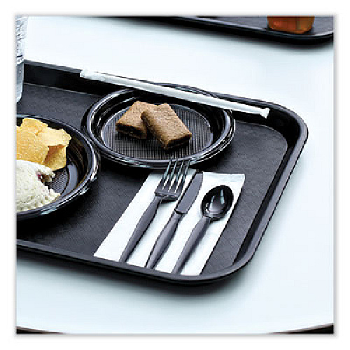 Boardwalk Heavyweight Wrapped Polystyrene Cutlery, Fork, Plastic, Black, 1,000/Carton (FORKHWPSBIW)