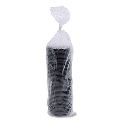 Boardwalk Hot Cup Lids, Fits 10 oz to 20 oz Hot Cup, Plastic, Black, 1,000/Carton (HOTBL1020)