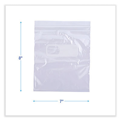 Boardwalk Reclosable Food Storage Bags, Quart, 7" x 8", Clear, 500/Box (QUARTBAG)