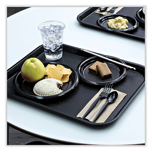 Boardwalk Heavyweight Wrapped Polystyrene Cutlery, Spoon, Plastic, Black, 1,000/Carton (TSHWPSBIW)