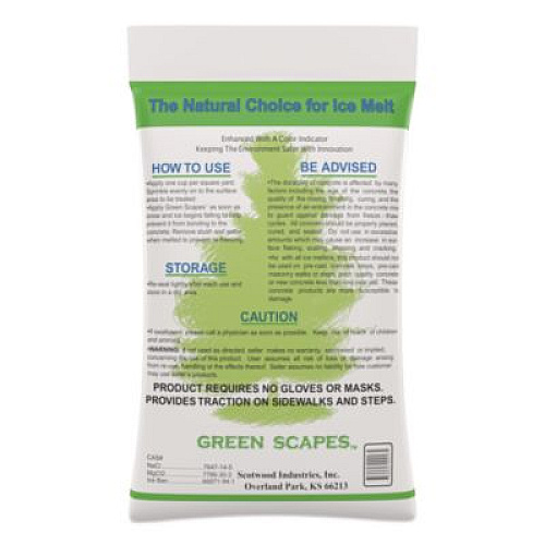 Scotwood Industries Green Scapes Ice Melt, 50 lb Bag (50BGREEN)