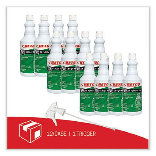 Betco GE Fight Bac RTU Disinfectant, Fresh Scent, 32oz Bottle, 12/Carton (3901200)