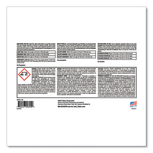 Betco Liquid Chisel Max Non-Butyl Degreaser, Characteristic Scent, 1 gal Bottle, 4/Carton (1450400)