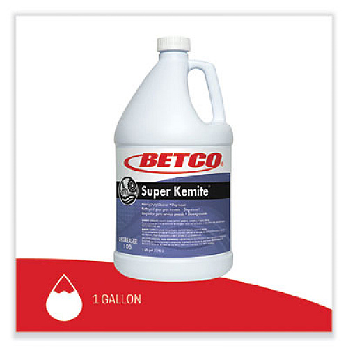 Betco Super Kemite Butyl Degreaser, Cherry Scent, 1 gal Bottle, 4/Carton (1030400)