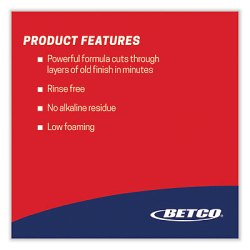 Betco Emulsinator Floor Stripper, Sassafras Scent, 5 gal Bag-in-Box (151B500)
