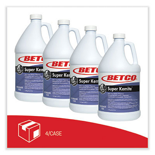 Betco Super Kemite Butyl Degreaser, Cherry Scent, 1 gal Bottle, 4/Carton (1030400)