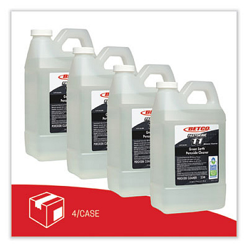 Betco Green Earth FastDraw Peroxide Cleaner, Fresh Mint Scent, 2 L Bottle, 4/Carton (3364700)