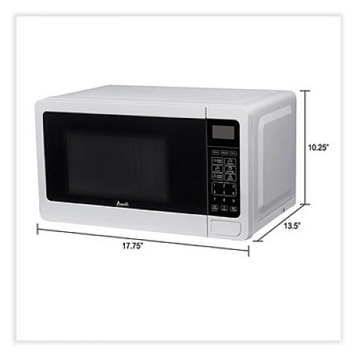Avanti 0.7 cu ft Microwave Oven, 700 W, White (MT7V0W)