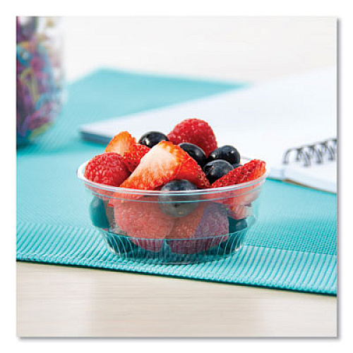 SOLO Sundae Cups, 3.5 oz, Plastic, Clear, 50/Bag, 20 Bags/Carton (SD35)